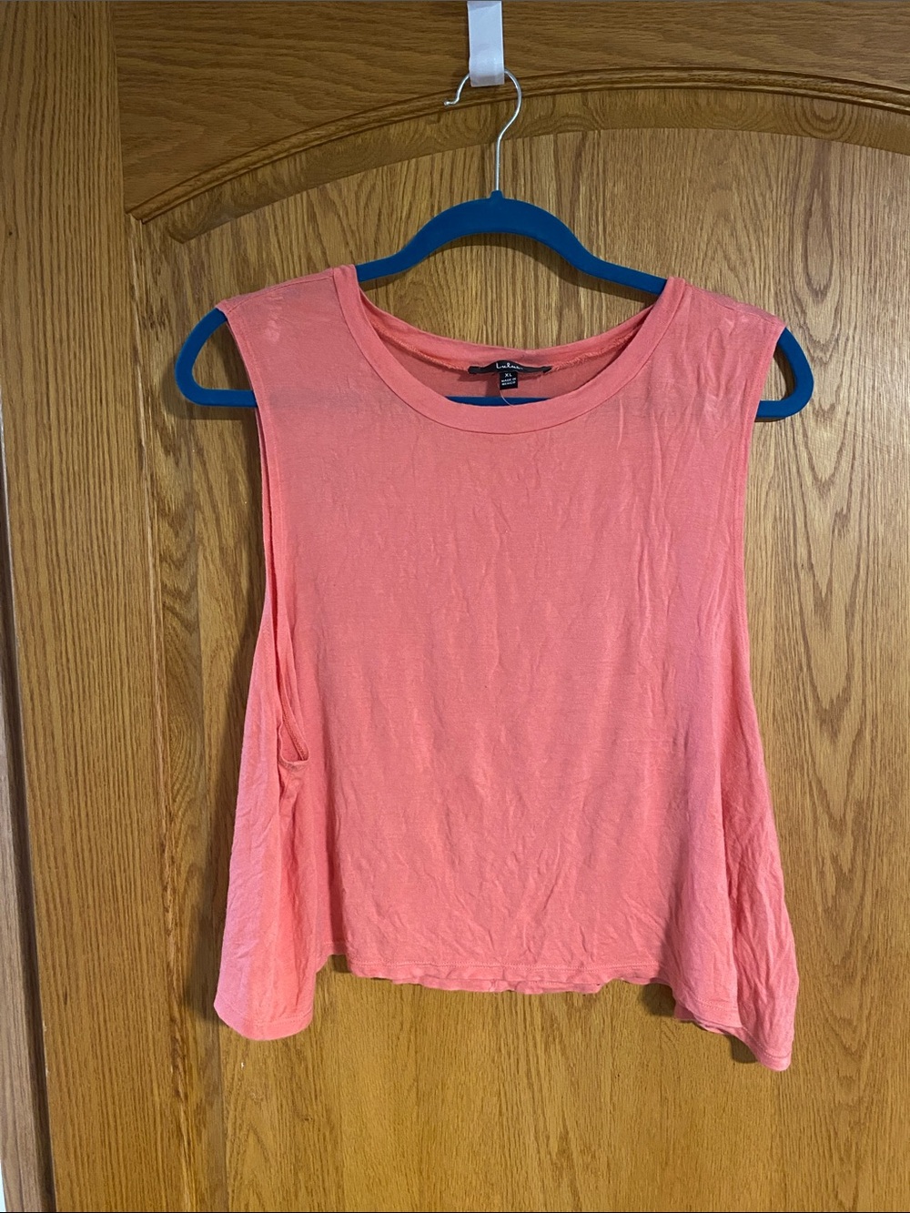 Lulu's Coral Sleeveless Tank Top